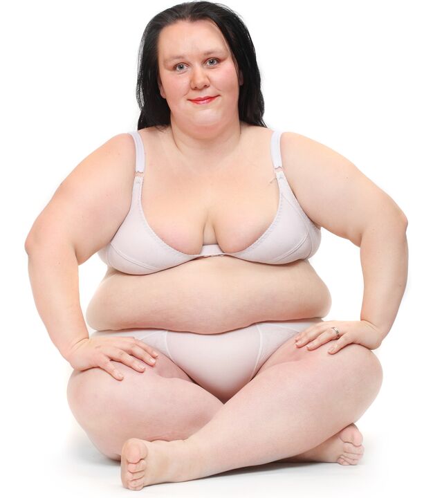 Жена с наднормено тегло