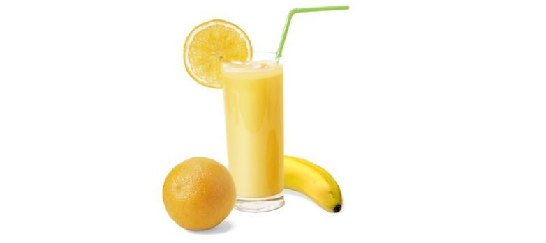 смути с банан и портокал за пиене диета
