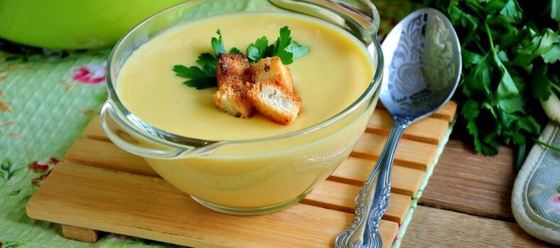 супа пюре от тиквички за диета за пиене